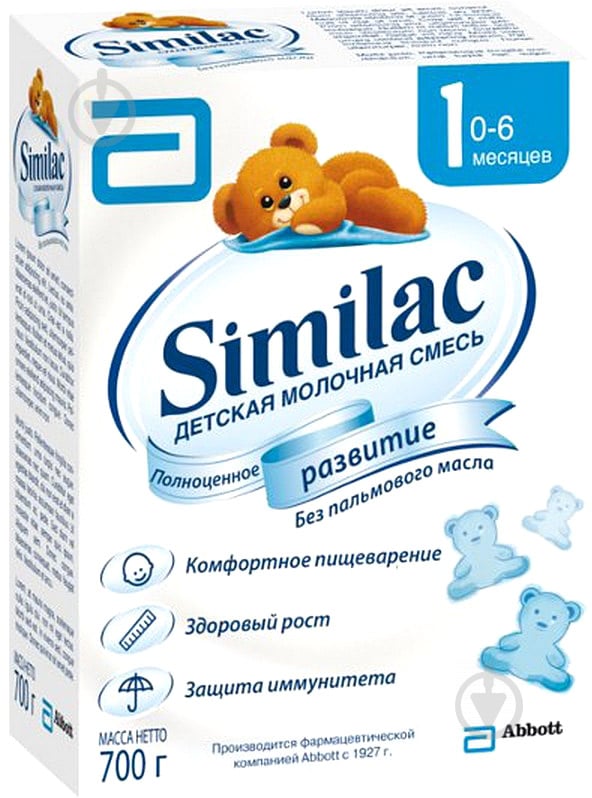 Суха молочна суміш Similac Повноцінний розвиток 700 г 5099864008531 - фото 1