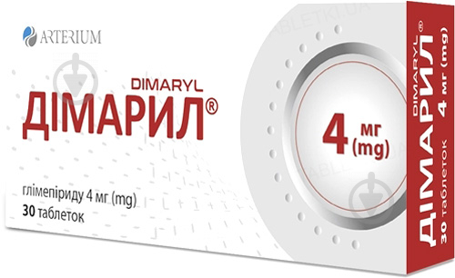 Димарил №30 (10х3) таблетки 4 мг - фото 1