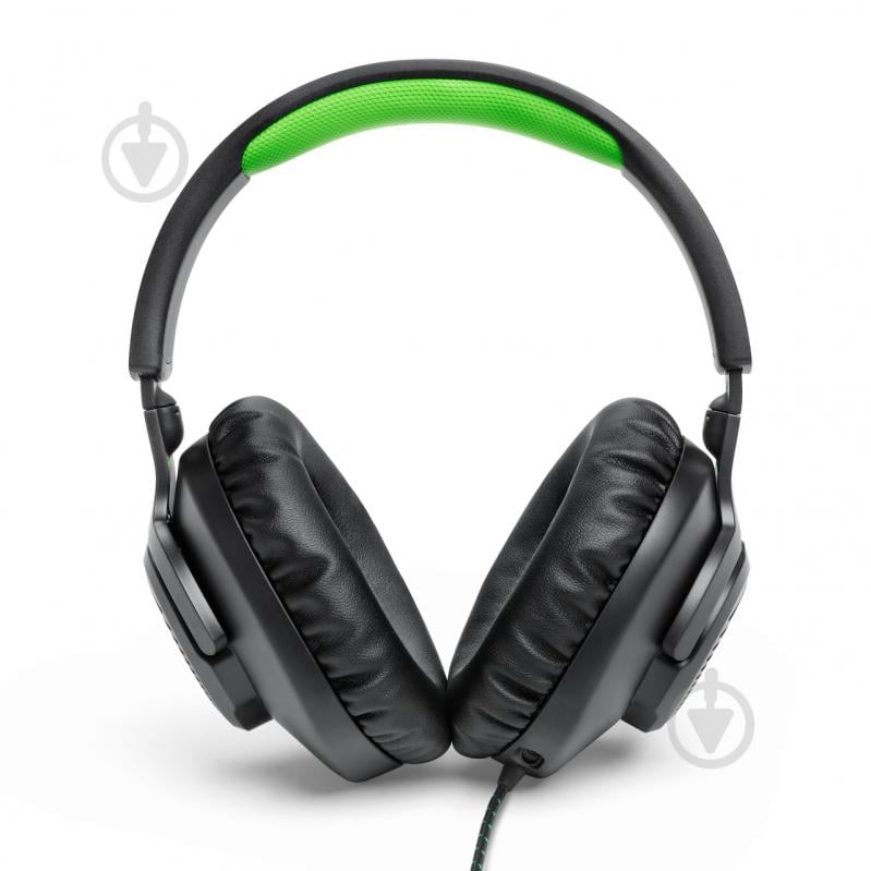 Гарнитура игровая JBL Quantum 100X Console black/green (JBLQ100XBLKGRN) - фото 2