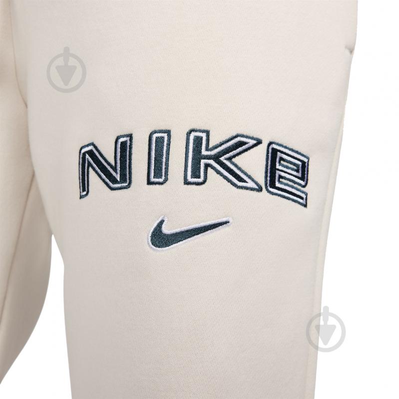 Брюки Nike NSPHNX FLC MR STD LOGO PNT HM9757-104 р. M бежевый - фото 7