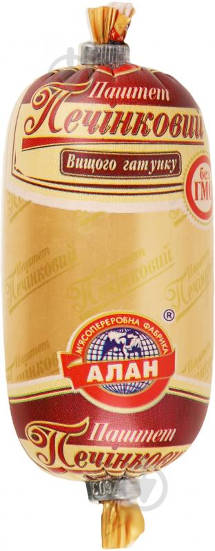 Паштет Алан Печеночный 120г печеночный - фото 1 Паштет Алан Печеночный 120г печеночный - фото 1