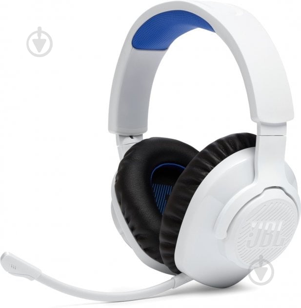 Гарнітура ігрова JBL Quantum 360X Wireless for Playstation (JBLQ360PWLWHTBLU) - фото 1