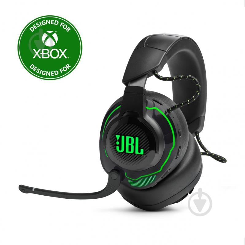 Гарнитура игровая JBL Quantum 910X Wireless for Xbox black/green (JBLQ910XWLBLKGRN) - фото 2