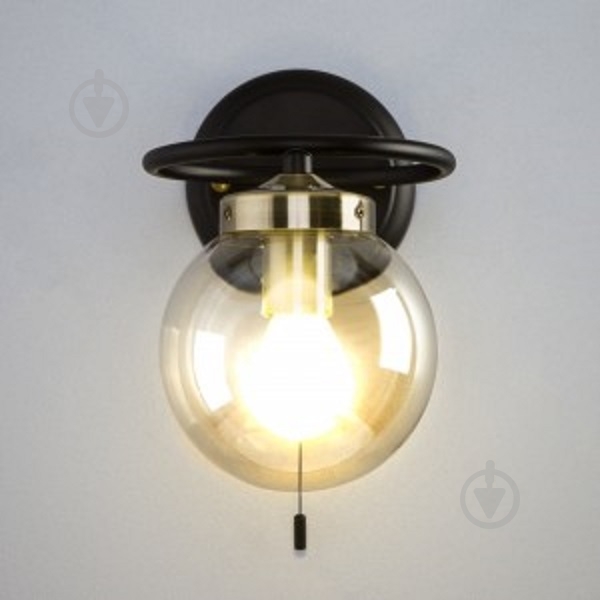 Бра Strotskis Link 1x60 Вт E14 черный 70104/1 - фото 3