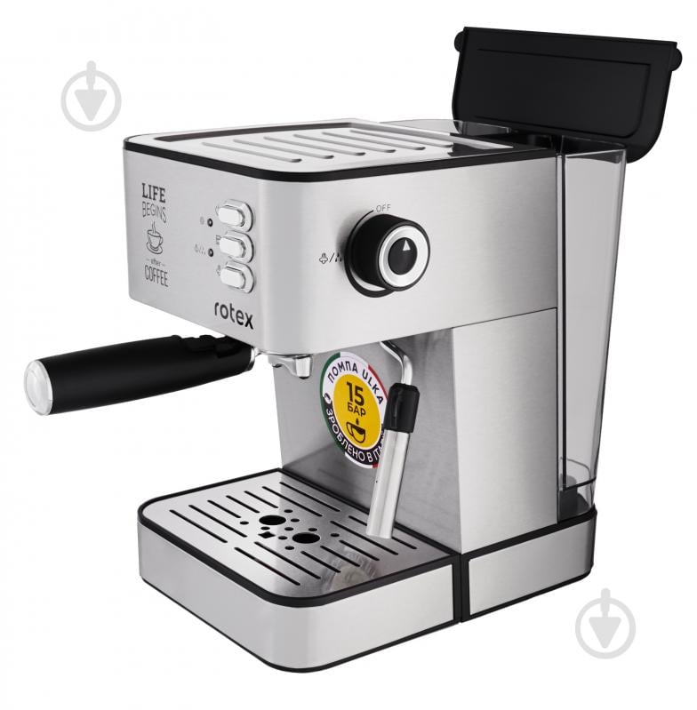 Кофеварка рожковая Rotex RCM750-S Life Espresso - фото 2