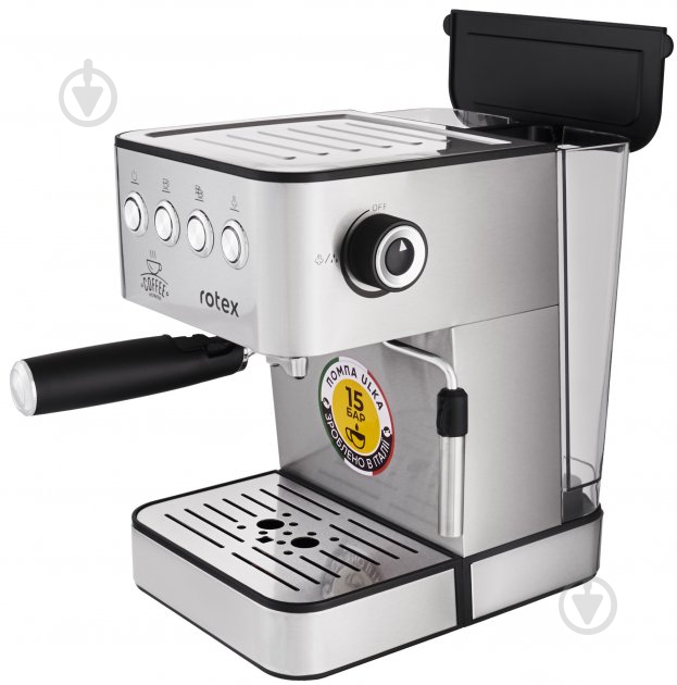 Кавоварка ріжкова Rotex RCM850-S Power Espresso - фото 2