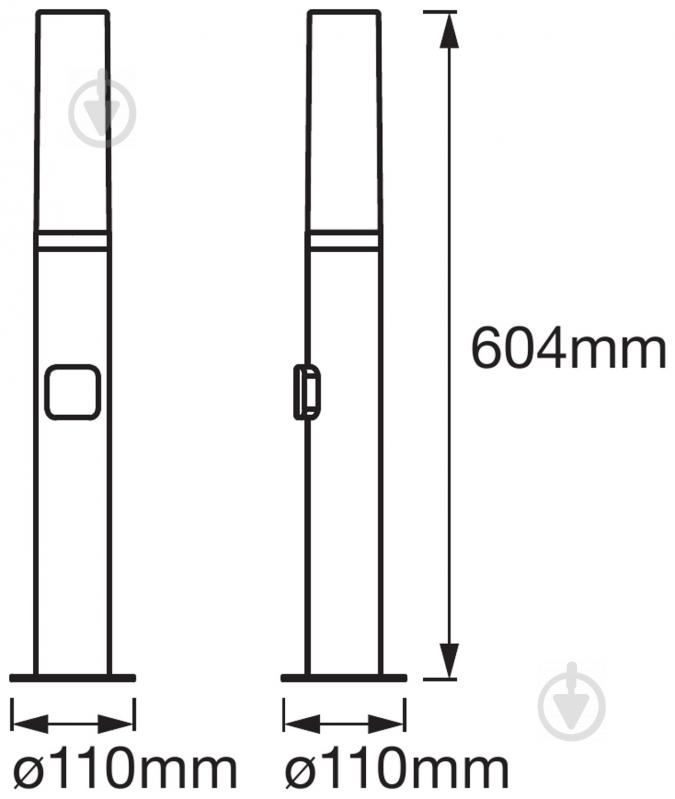 Світильник парковий Ledvance Smart + Wifi Flare 60 cm Post 7,5 Вт IP44 темно-сірий - фото 4