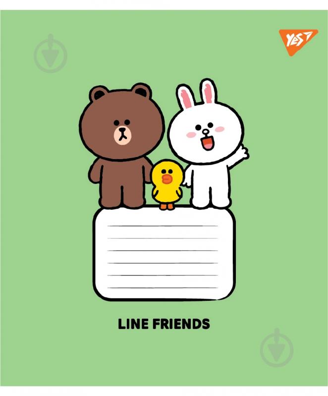 Зошит шкільний Line Friends Stylish А5 12 аркушів у лінійку YES - фото 4 Зошит шкільний Line Friends Stylish А5 12 аркушів у лінійку YES - фото 4