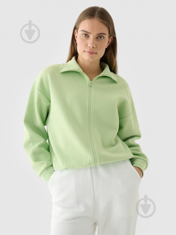 Джемпер 4F 4FRAW24TTROM1173-20S р. S зеленый - фото 1