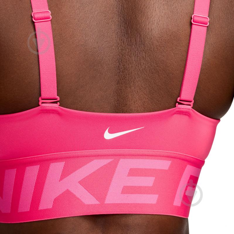 Топ Nike NP INDY PLUNGE BRA BOLD HF7324-629 р.XL розовый - фото 6