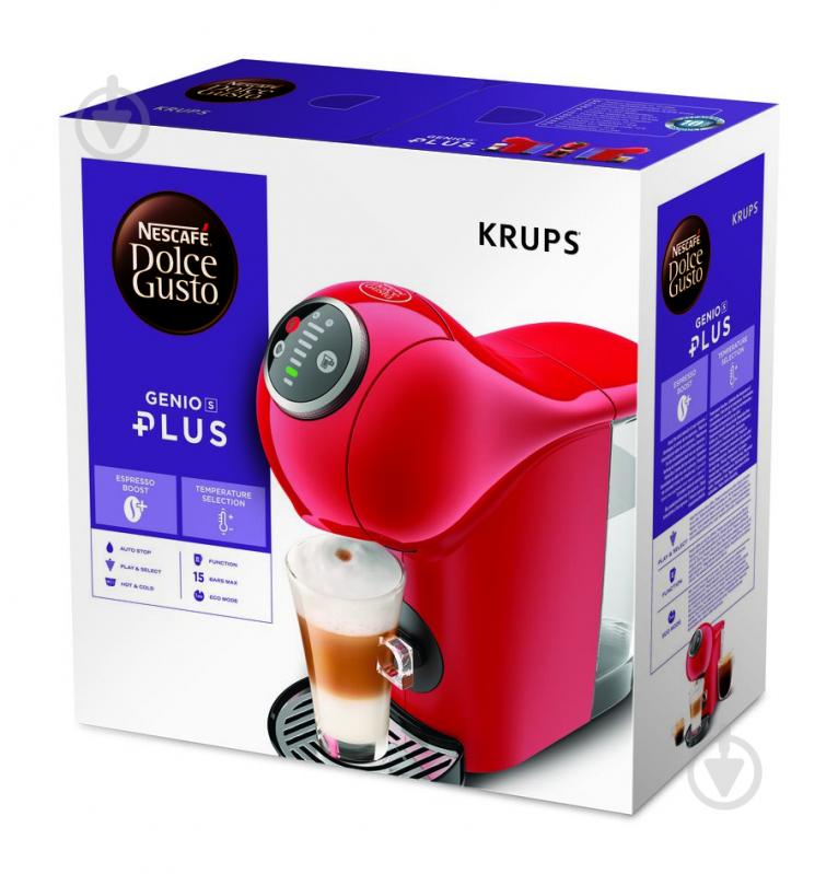 Кавомашина Krups Genio S Plus Red KP340510 - фото 15