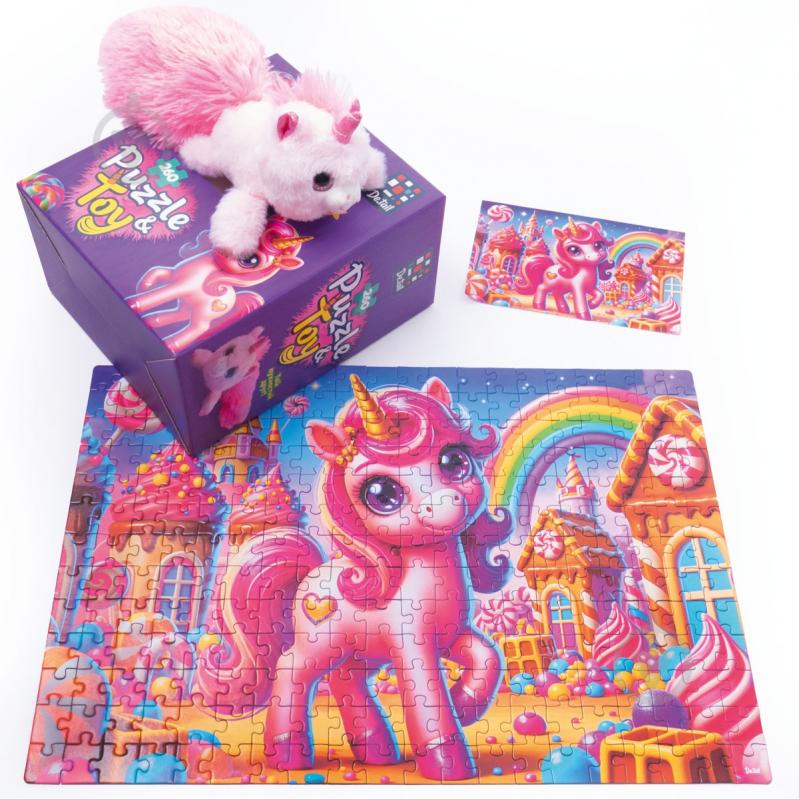 Игрушка-пазл De.tail Розовый единорог 260 деталей DT200-10 - фото 2 Игрушка-пазл De.tail Розовый единорог 260 деталей DT200-10 - фото 2
