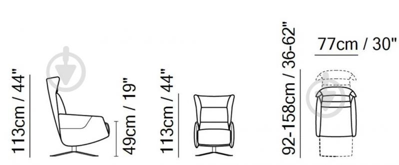 Кресло Adrenalina С006 720х102мм - фото 4