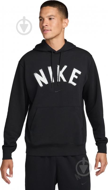 Джемпер Nike NK DF SWOOSH FLEECE PO HOOD FV9919-010 р.M черный - фото 1