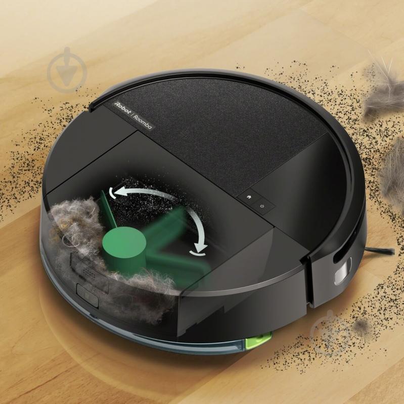 Робот-пылесос моющий iRobot Combo Dust Compactor 205 black - фото 1