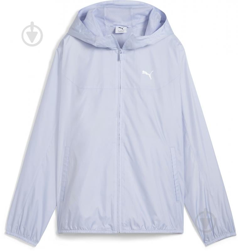 Ветровка женская Puma Ess Regular Windbreaker 68513347 р.S голубая - фото 1 Ветровка женская Puma Ess Regular Windbreaker 68513347 р.S голубая - фото 1