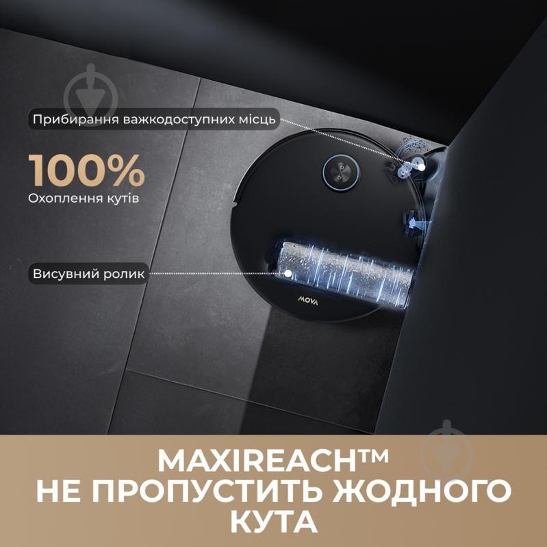 Робот-пылесос MOVA Z60 Ultra Roller Complete Black-EUA black - фото 5