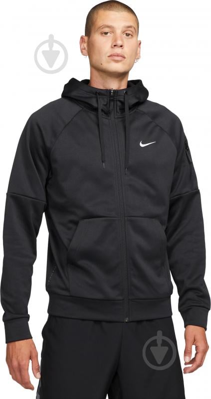 Джемпер Nike NK TF HD FZ DQ4830-010 р.L чорний - фото 1