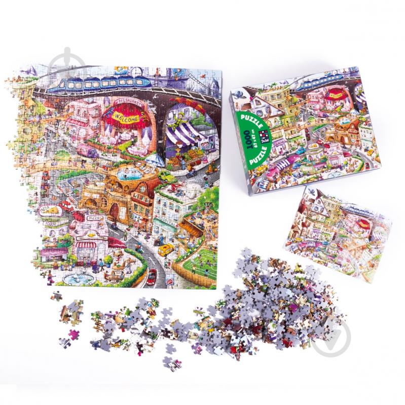 Пазлы картонные De.tail Город 1000 деталей DT1000-13 - фото 3 Пазлы картонные De.tail Город 1000 деталей DT1000-13 - фото 3