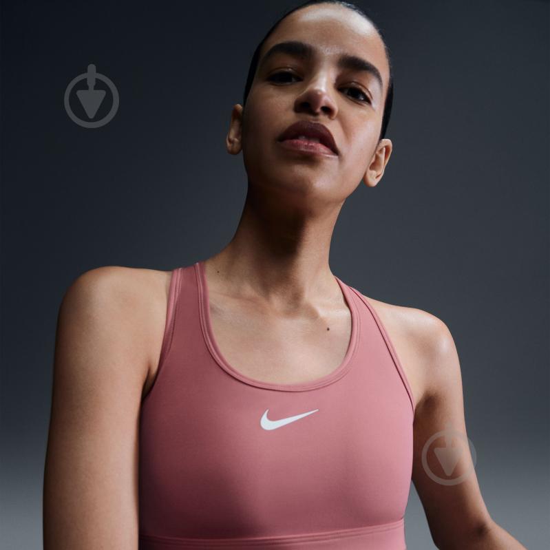 Бра Nike W NK SWSH MED SPT BRA DX6821-634 р.L рожевий - фото 6