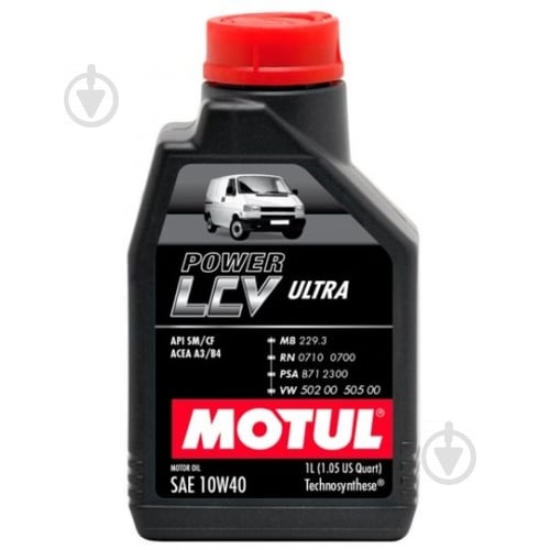 Моторное масло Motul Power LCV Ultra 10W-40 1 л (106350) - фото 1