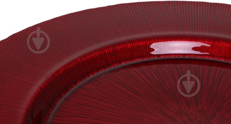 Блюдо Dekor Cam Focus 33 см червоне - фото 4