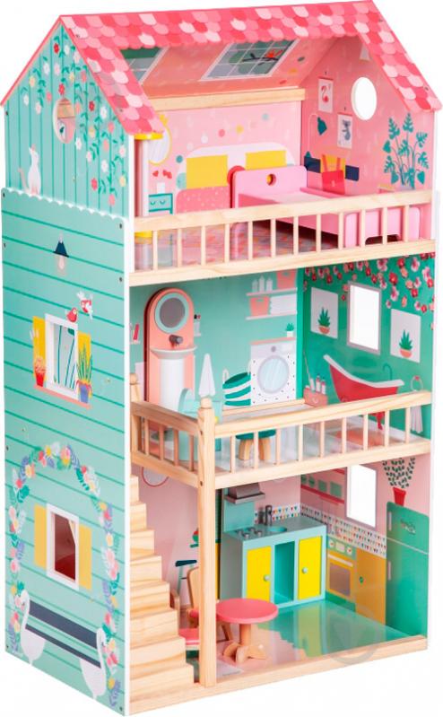 Домик для кукол Janod Happy day dolls house J06580 - фото 4