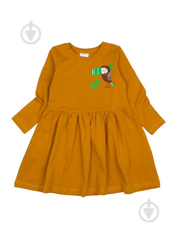 Плаття Luna Kids Сукня трикотажна р.86 горчичный - фото 1