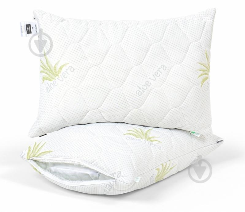 Подушка №833 Alberto Hand Made шерстяная мягкая MirSon 40x60 см белый с рисунком - фото 1