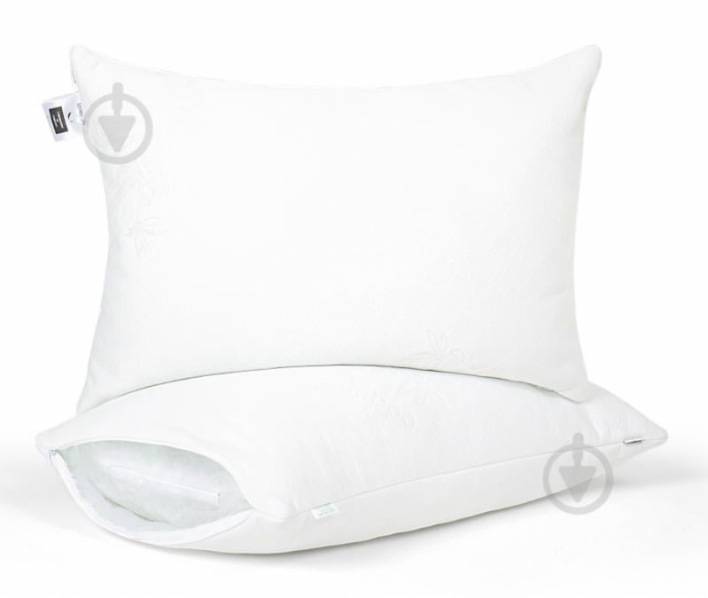 Подушка №832 Julia Hand Made шерстяная упругая MirSon 40x60 см белый - фото 1