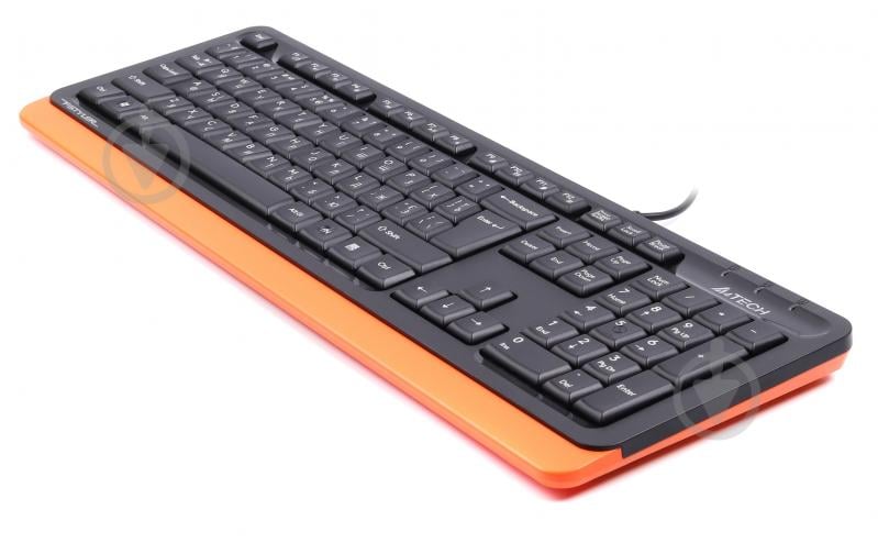 Клавиатура A4Tech orange (FKS10 (Orange)) Fstyler Sleek Media Comfort - фото 3