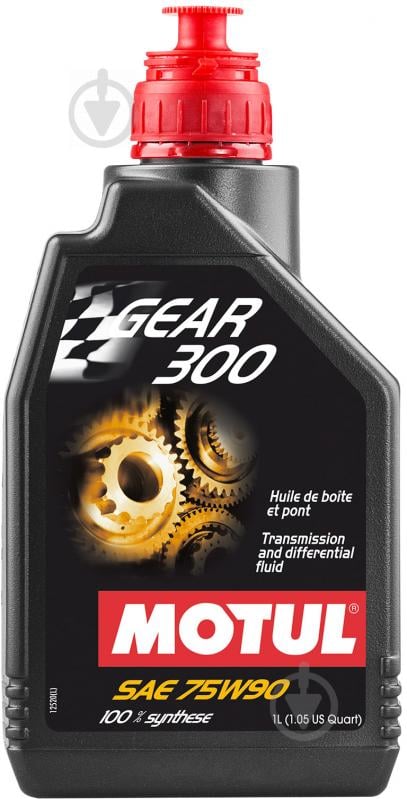 Масло трансмиссионное Motul Gear 300 75W-90 1 л (105777) - фото 1