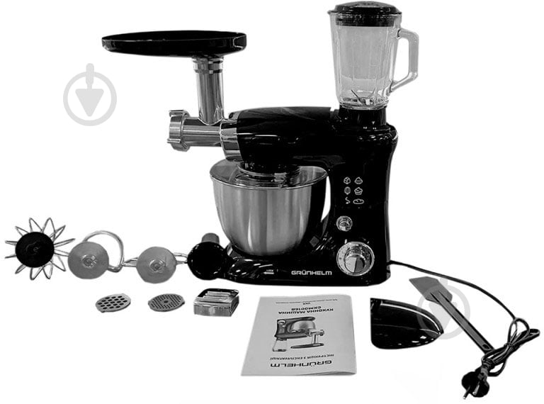Кухонная машина Grunhelm GKM0016B - фото 2