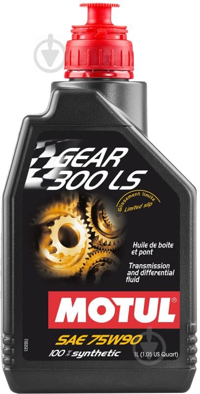 Масло трансмиссионное Motul Gear 300 LS 75W-90 1 л (105778) - фото 1