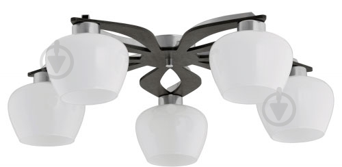 Люстра TK Lighting 172 5x60 Вт E27 хром/венге Daisy - фото 1