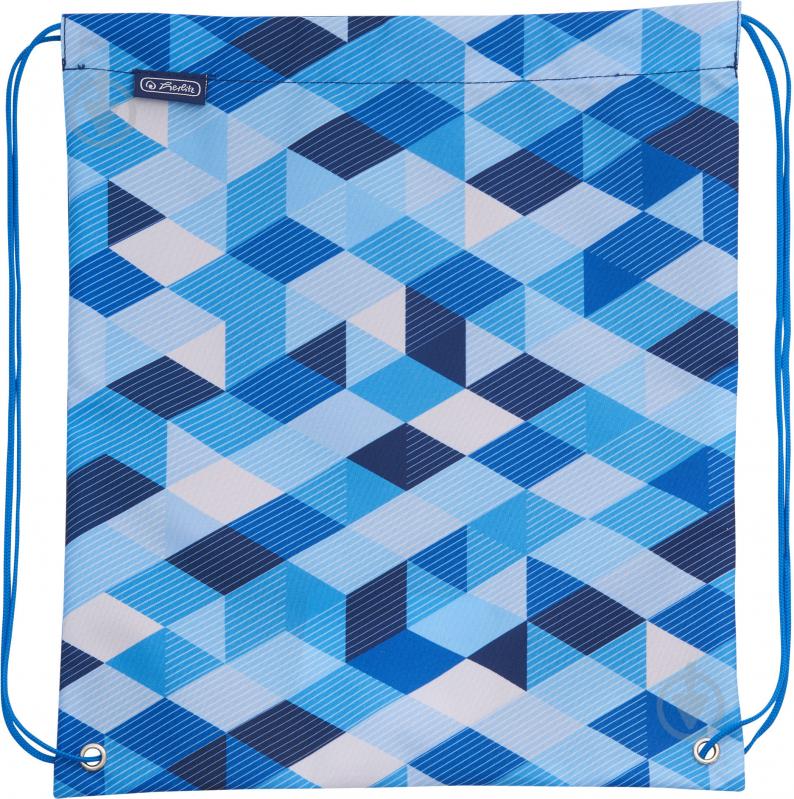 Рюкзак каркасный Herlitz Motion Plus Cubes Blue - фото 8