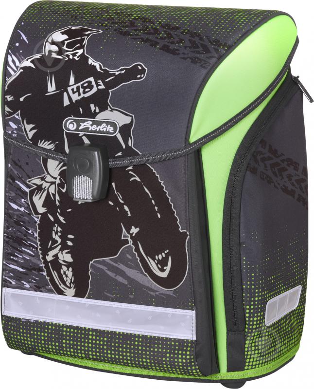 Рюкзак каркасный Herlitz Midi Plus Motocross - фото 2