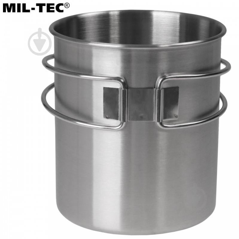 Кружка Mil-Tec 0,8 л туристическая, нержавеющая сталь 800 мл - фото 4