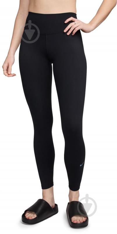 Лосины Nike NK DF ONE HR TIGHT FN3226-010 р.S черный - фото 1