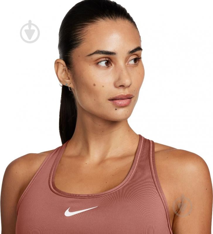 Бра Nike W NK SWSH MED SPT BRA DX6821-634 р.XL розовый - фото 3