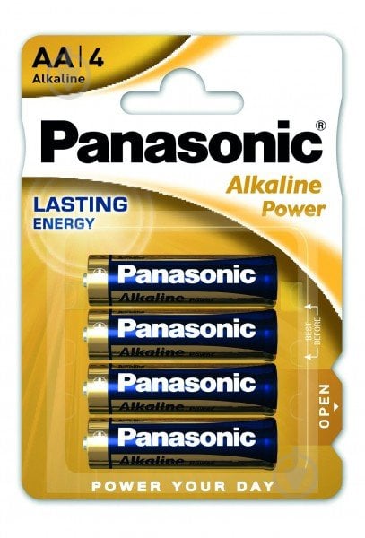 Батарейки Panasonic Alkaline Power AA (R6, 316) 4 шт. - фото 1