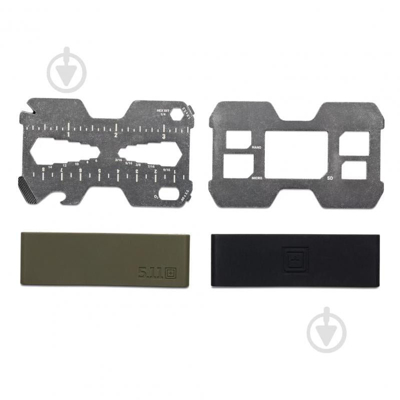 Кошелек 5.11 Tactical мультитул "STEEL JACKET MULTITOOL WALLET 2.0" - фото 2