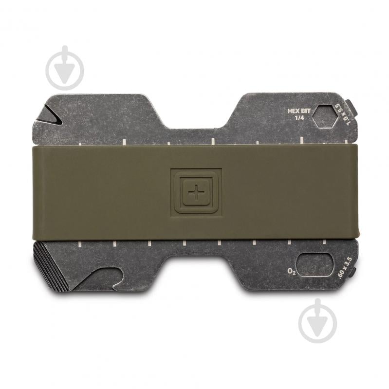 Кошелек 5.11 Tactical мультитул "STEEL JACKET MULTITOOL WALLET 2.0" - фото 1