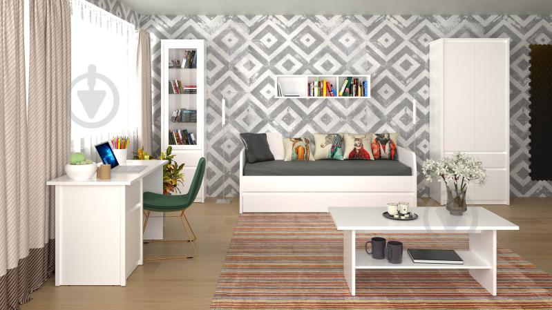 Шкафчик подвесной Erden 1255x305 мм белый - фото 2