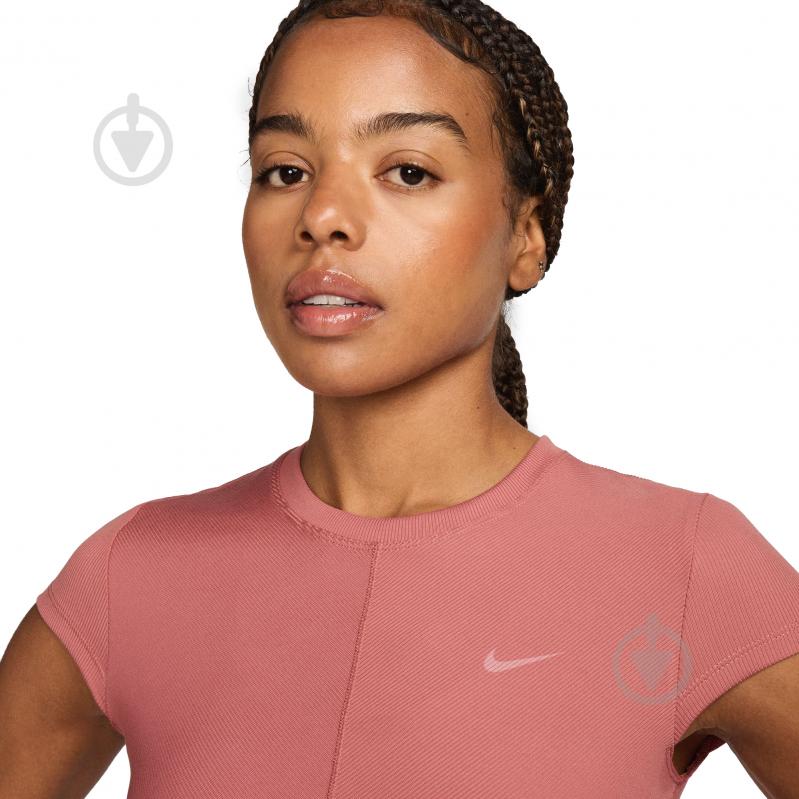 Топ Nike ONE RIB SS TOP CAPSULE FV7874-634 р.L розовый - фото 3