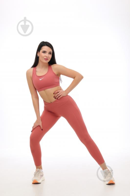 Лосины Nike NK DF ONE HR 7/8 WRAP TIGHT FV7857-634 р.L розовый - фото 8