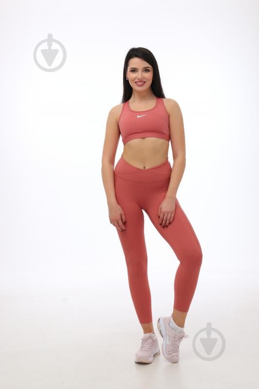 Лосины Nike NK DF ONE HR 7/8 WRAP TIGHT FV7857-634 р.L розовый - фото 4