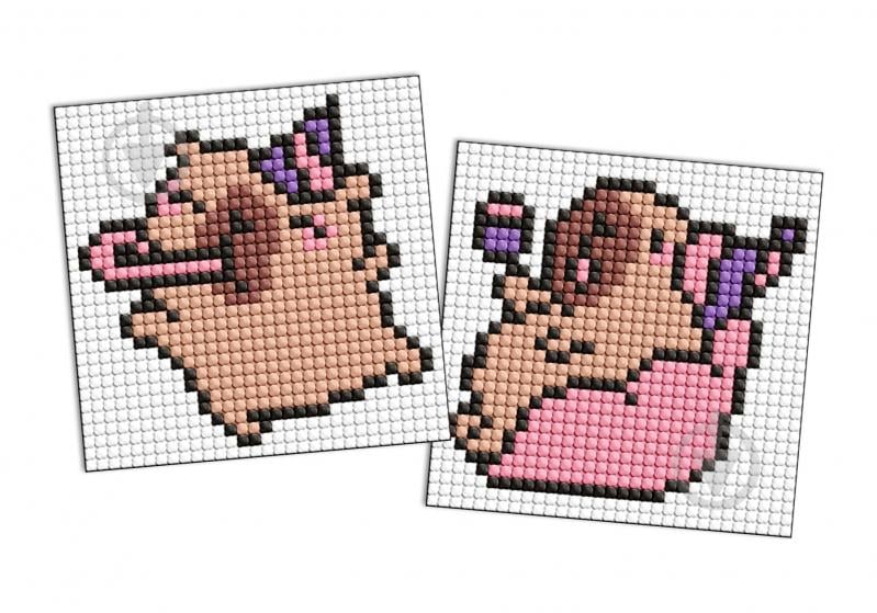 Алмазная мозаика Капибара 2 9х9см Ideyka - фото 1 Алмазная мозаика Капибара 2 9х9см Ideyka - фото 1