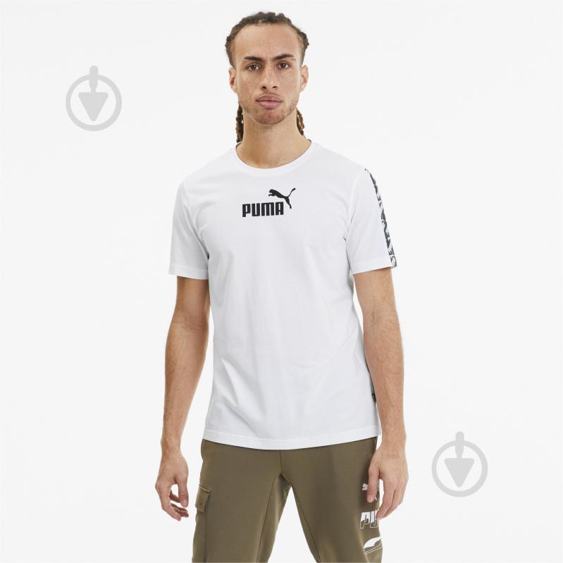 Футболка Puma Amplified Tee 58138402 р.M білий - фото 1 Футболка Puma Amplified Tee 58138402 р.M білий - фото 1