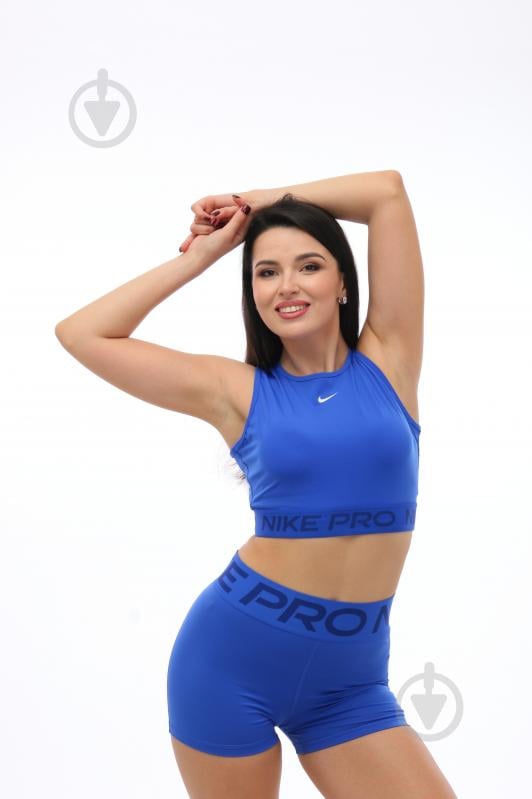 Топ Nike PRO DF 365 CROP TANK FZ3615-405 р.S синій - фото 7